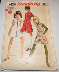 7424 1967 JR TEEN PANTDRESS, PANTJUMPER 2 LENGTHS PATTERN 5/6 28